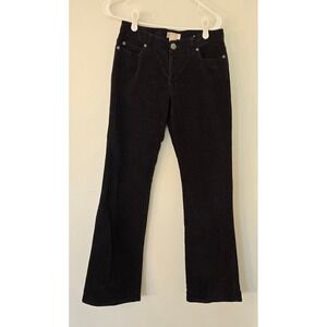 Michael Kors Pants Corduroy Womens 4 Black Bootcut